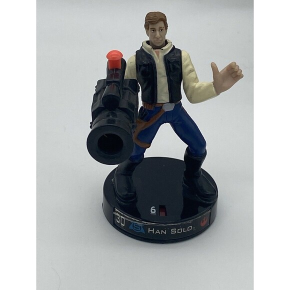 Star Wars Attacktix Lot 13 Pieces Number 30 Han Solo Wookie Captain Darth Boba - Picture 10 of 16